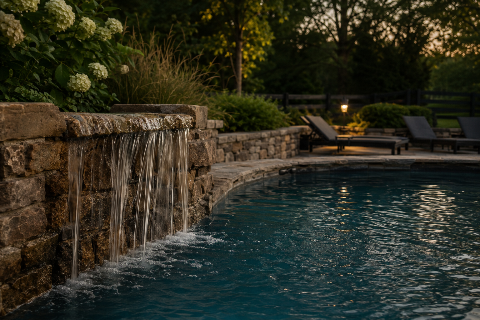 Pool and wellness experience at Keene Preserve