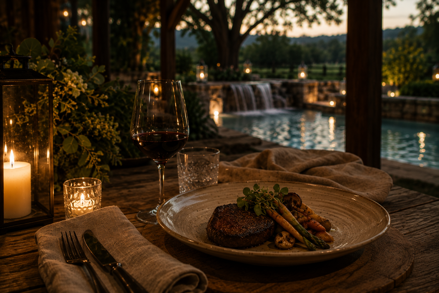 Private dinner at Keene Preserve